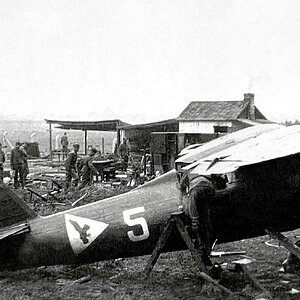 PZL P-11a "White 5". 113 Fighter Squadron abandoned in September 1939
