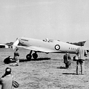 Spitfire prototype K5054 taking off on 18 June 1936 at Eastleigh airfield (2)