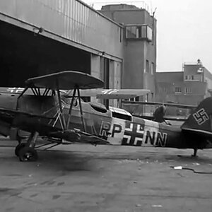 Gotha Go 145 at the Celle-Wietzenbruch airfield, Germany 1945 (1)