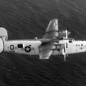 Consolidated PB4Y-1 Liberator of the VPB-110 in flight in September 1944.