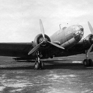 PZL 37B Łoś, White 10, s/n. 72.125 of the of Bomber Training Squadron, captured by Russian, 1939 (1)
