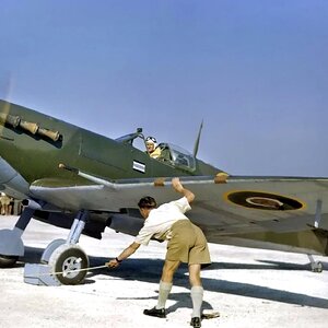 Spitfire Mk.Vb of Marshal Keith Park at Safi airfield, Malta, 15 May 1943