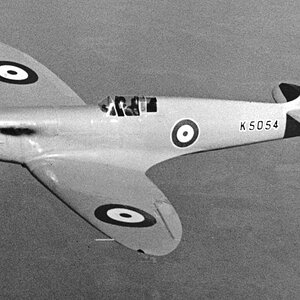 Spitfire prototype K5054 in flight (7)