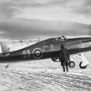 Hawker Hurricane Mk.IIb of No. 134 Squadron at Vaenga, USSR, October 1941