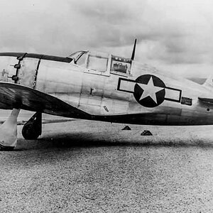A captured Mitsubishi J2M-3 Raiden in US markings, April 1945 (5)