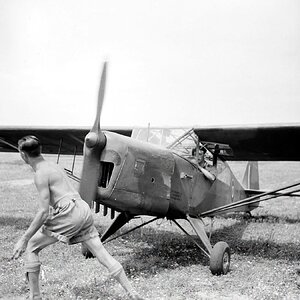 Taylorcraft Auster Mark III  MZ108, no. 654 Sqn (AOP), Tunisia 1943
