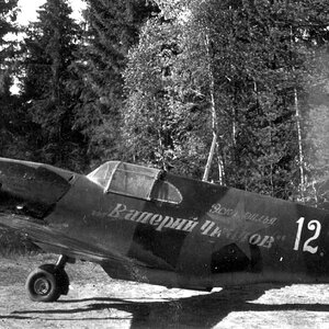 LaGG-3 "White 12", s/n.3312 of the 21IAP "Valery-Chekalov", Summer 1943