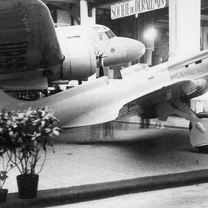 Polikarpov I-17 (CKB-19) И-17 (ЦКБ-19) the second prototype at the Paris Air Show, 1938 (2)