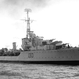 HMAS Arunta (I) a Tribal Class destroyer (2)