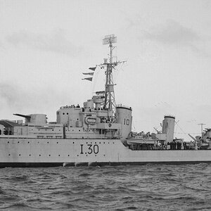 HMAS Arunta (I) a Tribal Class destroyer (1)