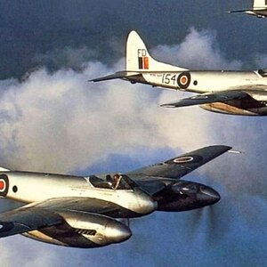 De Havilland DH-103 Hornet in colour (2)