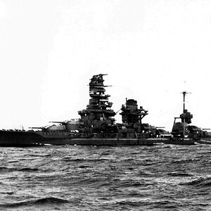 IJN Ise battleship after modernization in 30'