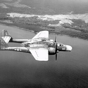 Northrop P-61A Black Widow s/n 42-5508 of the 419th NFS, Noemfoor, Schouten Islands, 1944