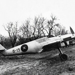 Messerschmitt Bf 109 B-1, code 6-15, Legion Condor, Spain 1937