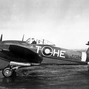 Westland Whirlwind P7094 HE-T no. 263 Squadron RAF