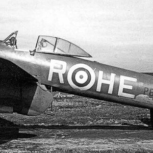 Westland Whirlwind Mk.I, s/n. P6991, code HE-R of the no.263 Squadron