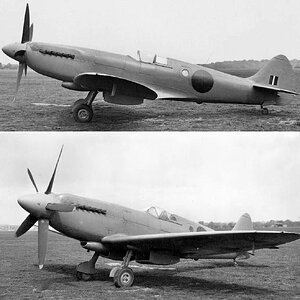 Spitfire PR.XIX s/n.RM632, the Eastleigh airfield in May 1944