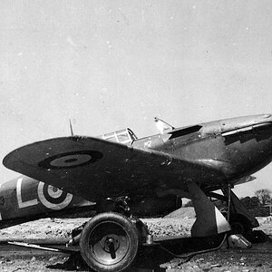 Hawker Hurricane Mk.I  s/n. V7013 , code JH-L of the no.317 (Polish) Squadron RAF , Ouston, May/June 1941