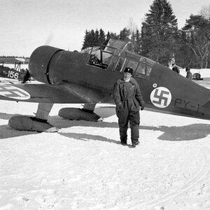 VL Pyry, PY-1 on skis, 1939 (5)