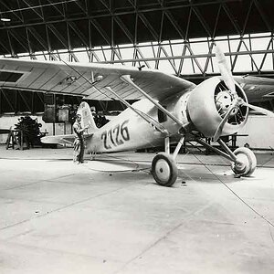 PZL P-24 no. 2126 painting at the Kayseri Aircraft Factory, Turkey