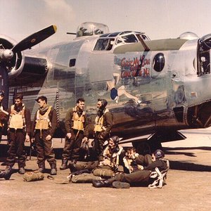 B-24 and crew