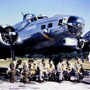 B-17 crew blessing, England