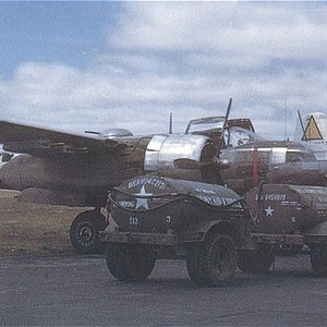 A-26 invaders being refuelled