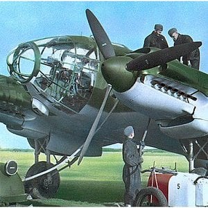 He-111 being serviced