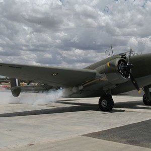 Hudson Bomber at Temora Airfield