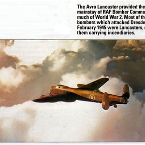 Lancaster in flight