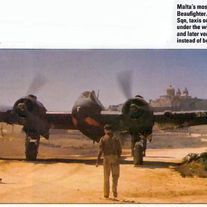 Beaufighter on Malta