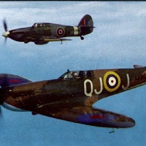 Spitfire and Hurricane