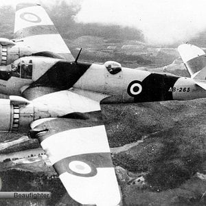 A Post War Bristol Beaufighter T.T 10 of the RAAF