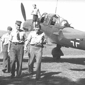 Highly decorated Stuka crew