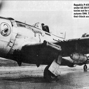 P47D-25 57FG Fighter bomber