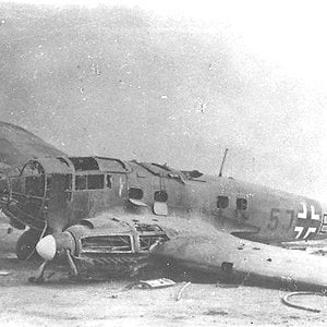 Downed He-111