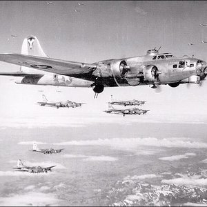 B-17 formation