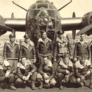 B-24 and crew