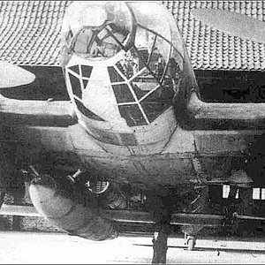V-1 rocket mounted underneath He-111