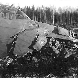 Soviet "Boston" after the crash.