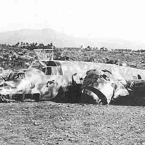 A Piaggion P.108B crashed.