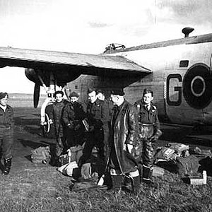 Crew of Liberator GRV of No. 311 (Czechoslovak) Squadron RAF