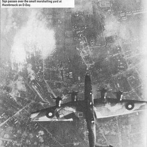 Halifax B MK III in daylight raid