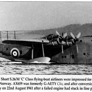 Short c Class Flying boat AX659