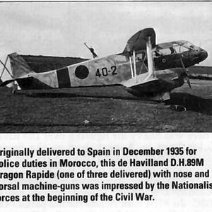 Dragon Rapide in spanish markings