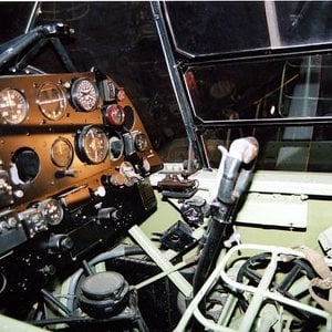 Westland Lysander Cockpit - wide view