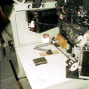 Handley Page Halifax - Navigator's table