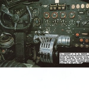 Lancaster Cockpit of S-Sugar