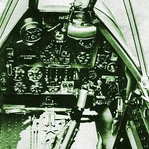 Reggiane Re-2005 cockpit