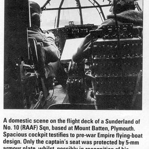 Short Sunderland cockpit